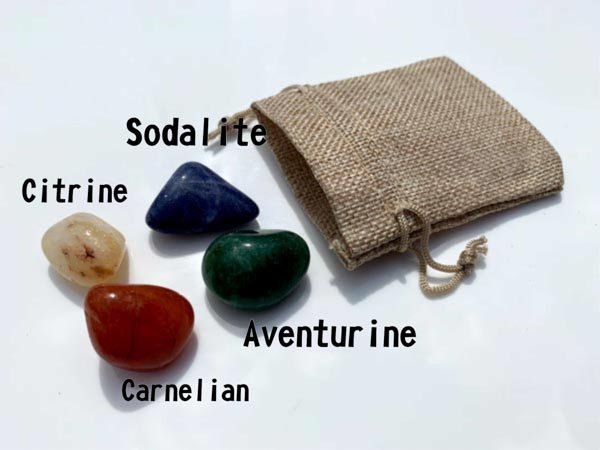 Crystal intention pouch for creativity | Terra Spirit | Spiritual | Laser cut | Handcrafted