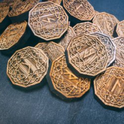 Wooden rune set | Terra Spirit | Spiritual | Laser cut | Handcrafted