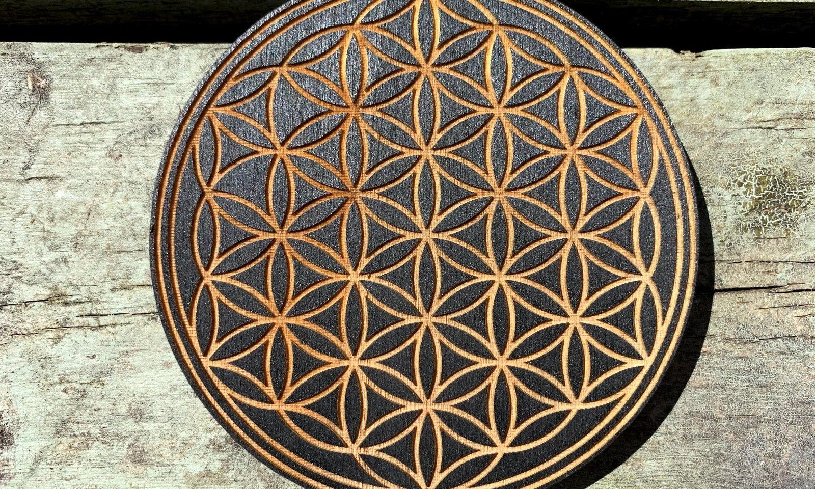 Crystal grid board Flower of life