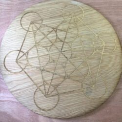 Metatron's cube oak veneer