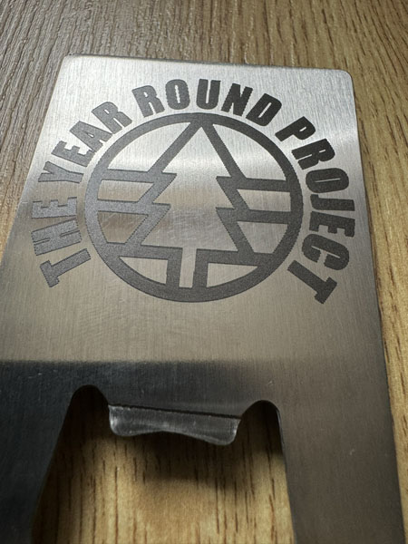 Stainless steel bottle opener