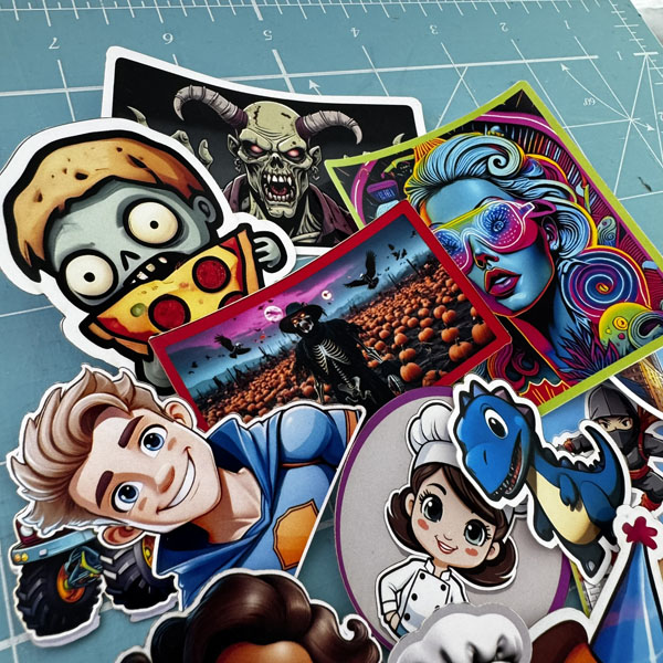 Sticker selection