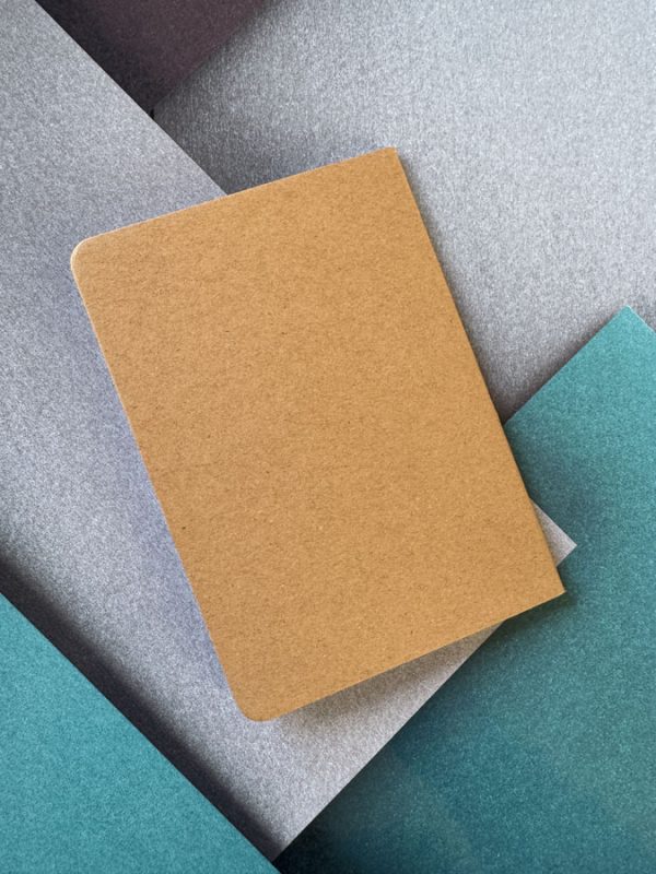 screen-printed notebook