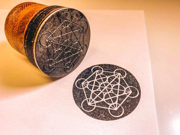 Custom rubber stamp